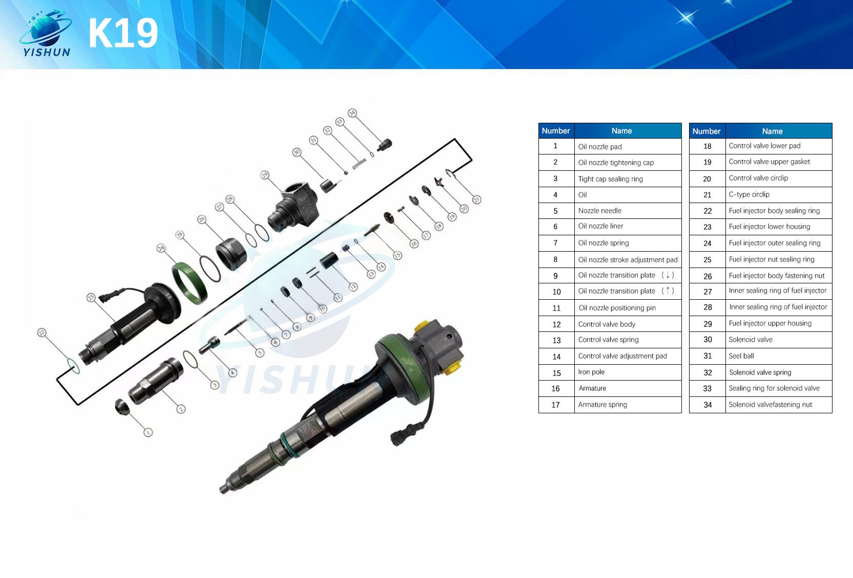 Fuel Pump For 6HK1 Diesel Injection Pump 294050-0651 8-98238464-1