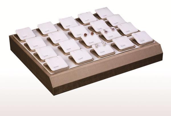 Buy cheap Leather Pendant Jewelry Storage Trays Heat Transfer Imprinting For Jewellery Counter from wholesalers