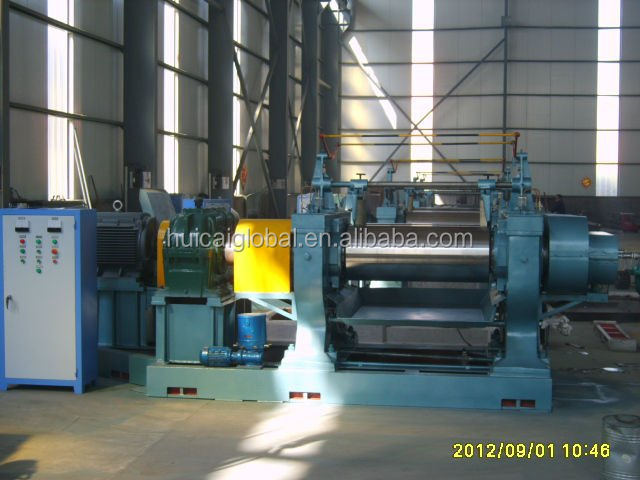 1 1.27 Roll Ratio Automatic Rubber Compound Mixing Mill for Rubber Processing Plant