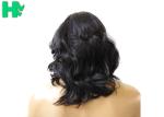 Curly Wave Synthetic Front Lace Wigs , Natural Hairline Wigs Real Tangle Free