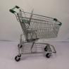 Buy cheap 100L American Style Steel Shopping Cart Chain Store Shopping Cart With Elevator Wheels from wholesalers