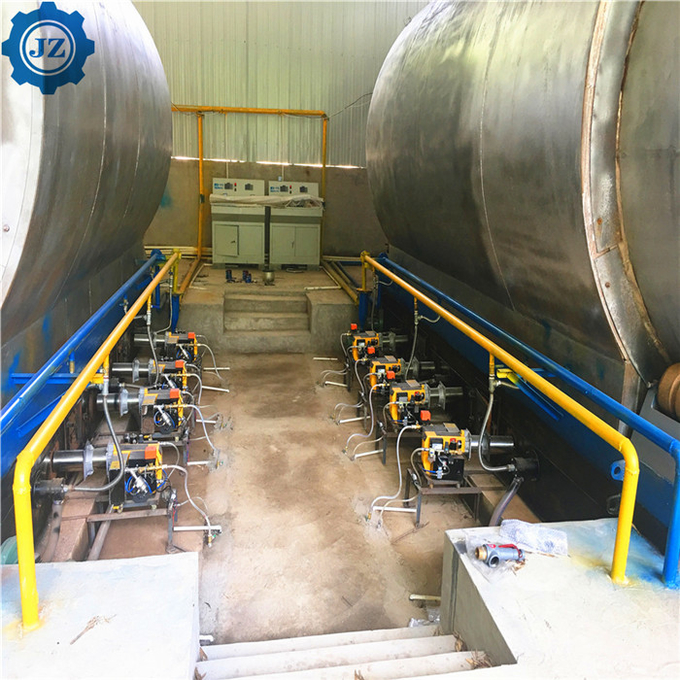 Fully Automatic Continuous Waste Tyre / Plastic Pyrolysis Plant For Fuel Oil