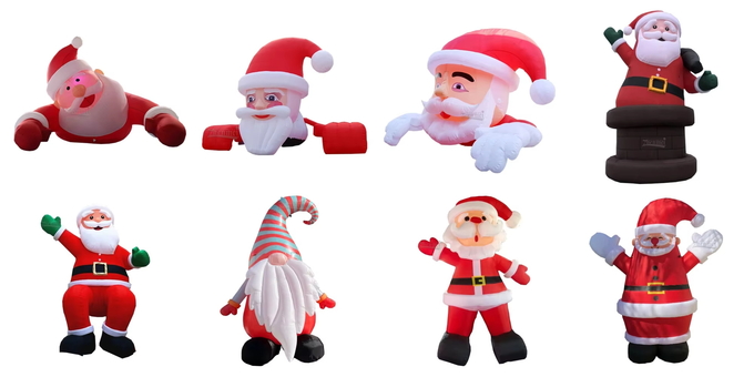Giant 26ft Inflatable Santa Claus Christmas Decorations Christmas Party 1
