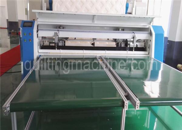 Quality 3 Phase Bedding Textile Mattress Cutting Machine Touch Screen Stainless Blades for sale