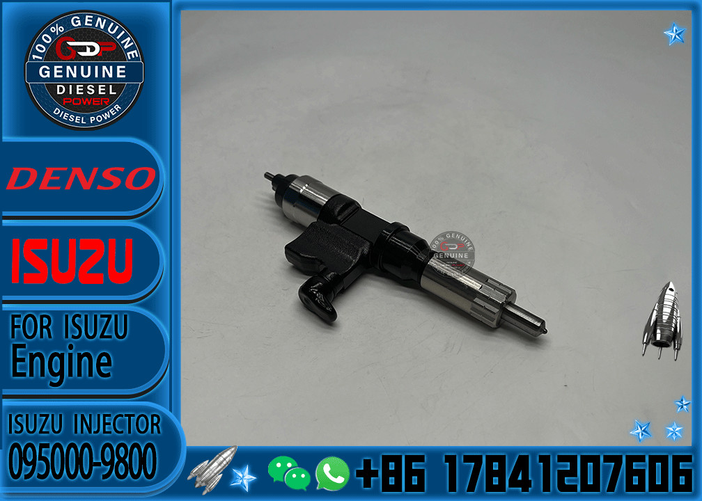 High Quality Common Rail Injector 095000-9800 8-98219181-0 for 4HK1 6HK1 Diesel Nozzle