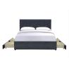 Buy cheap Upholstery Wooden Four Drawer Storage Bed Queen Size With LED Headboard from wholesalers