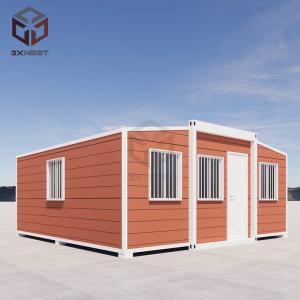 Buy cheap Fireproof Adjustable Expandable Dwelling Folding Prefabricated Cabin with Custom Terrace from wholesalers
