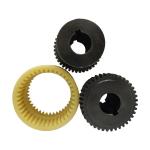 Nylon Gear Flexible Coupling Parts Inner Ring White Color Customized Nylon