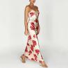 Buy cheap Custom Ladies Floral Casual Dress Long Summer Floral Maxi Satine Dress from wholesalers