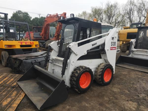 Used Bobcat Skid Steer Loader S130 in Good Condition with Reasonable Price.