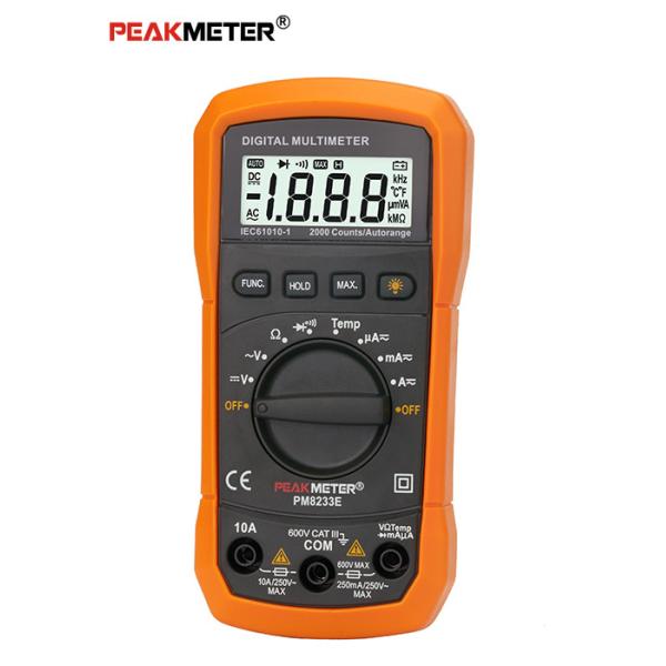 Hig Precision Auto Range Digital Multimeter Frequency Measurement Overload
