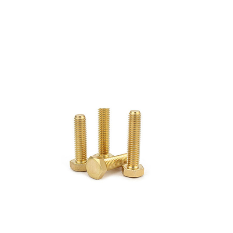 Brass Hex Bolts M3 M4 M5 M6 M8 M10 with ISO9001 2015 Certificate and Customized Service