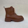 Buy cheap Anti Slip Brown Ankle Boots Women With Zip Ladies Brown Ankle Boots from wholesalers