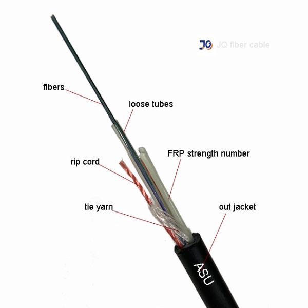 Buy cheap Aerial 12 Core Non-metal Mini ADSS Fiber Cable 6 Hilos Cable from wholesalers