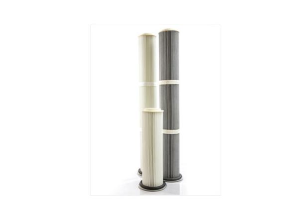 Buy cheap 5um,0.5um,2um,0.2umWide Pleat Spacing Loaded Pleated Filter Cartridge Flange Steel Top from wholesalers
