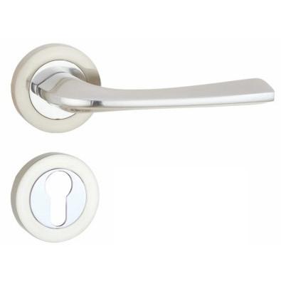 Buy cheap Simple Door Handle Sets Keyed Entry Door Handlesets 30 - 50mm Door Thickness from wholesalers