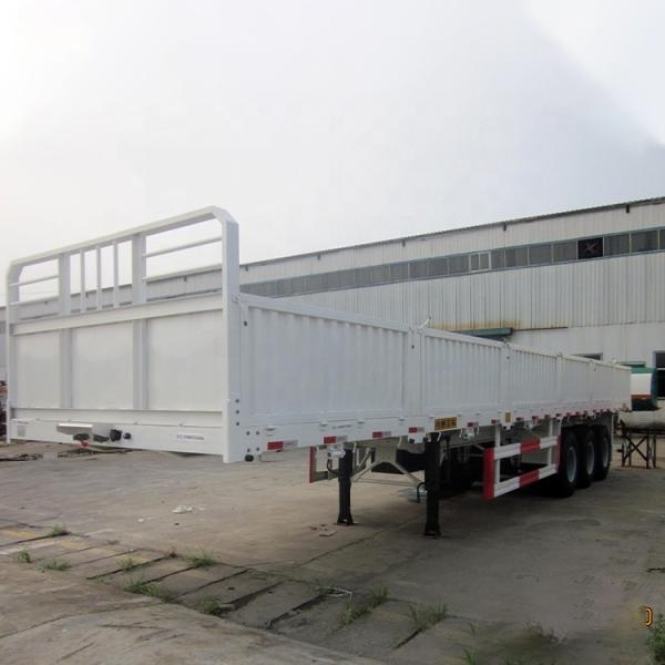 Buy cheap 50 Tons Heavy Duty Semi Trailers With 12.00R22 Tires 3mm Diamond Plate from wholesalers