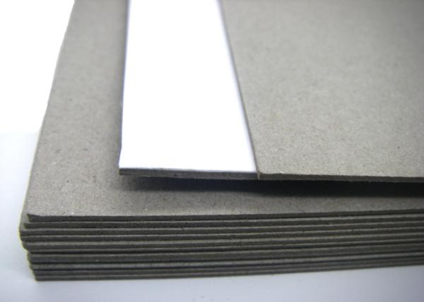 Buy cheap Box 620gsm Packaging Material Un-coated Double Sided Grey Cardboard Sheets from wholesalers