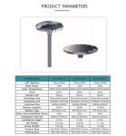 Waterproof Cir80 IP66 Solar Powered LED Street Lights