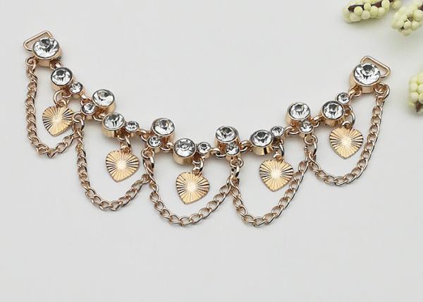 Buy cheap Fashionable Shoe Accessories Chains Elegant Exquisite Environmental Plated from wholesalers