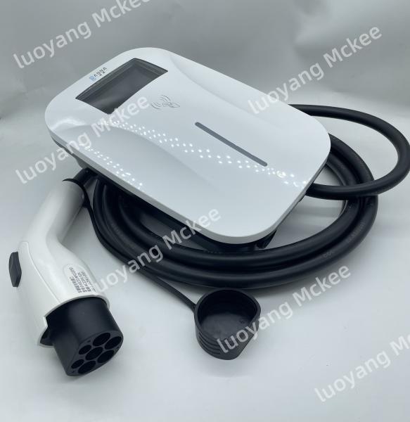 Buy cheap Wholesale New EV Charger Station 7KW 11KW 22KW 16A 32A EVSE Wallbox Type 2 3 Phase AC Car Charger Electric Vehicles from wholesalers