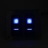 Buy cheap Blue LED 24V 5 Pin 2 Gang Rocker Switch Panel for boat from wholesalers
