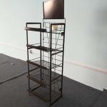 Buy cheap Newspaper Shelf Display Rack L*W*H 458*397*1415 Size ISO9001 2000 Certification from wholesalers