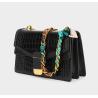 Buy cheap Removable Strap PU Shoulder Bag 23cm 9cm Black Crocodile Shoulder Bag from wholesalers