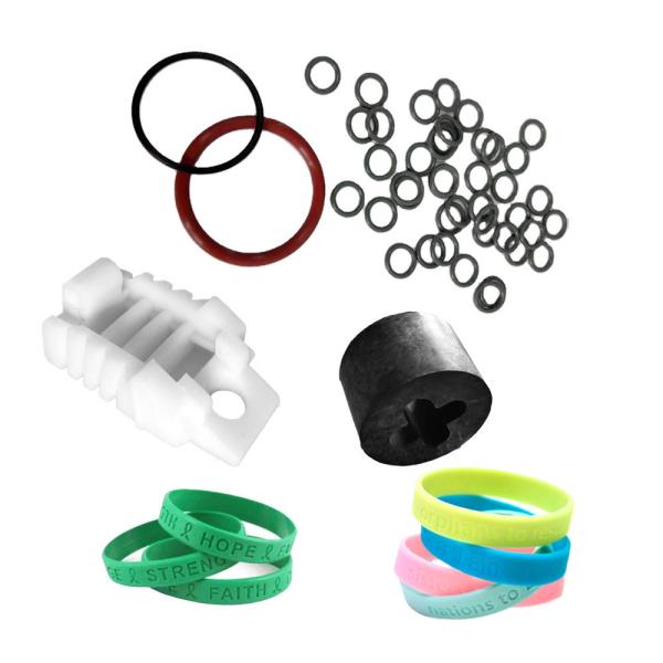 Buy cheap Custom Injection Molded Rubber Parts , Silicone Rubber Parts Manufacturing from wholesalers