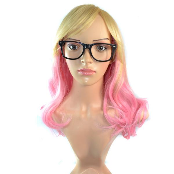Buy cheap 24 Inch Party Cute Blonde Cosplay Wig / Synthetic Human Hair Wigs for Women from wholesalers
