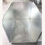 Wire Security Metal Storage Cage Rubber Castors Material ISO9001 Certificate