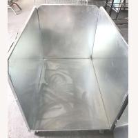 Buy cheap Wire Security Metal Storage Cage Rubber Castors Material ISO9001 Certificate product