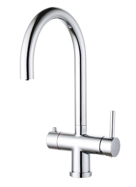 Buy cheap Chrome Brass Kitchen Mixer Faucet Single Hole Mount for Precise Water Control T9000 from wholesalers