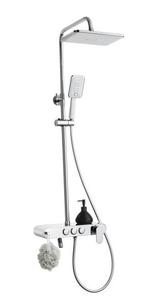 Buy cheap 201 304 Stainless Steel Rain Brass Shower Set Mirror Polished from wholesalers