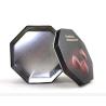 Buy cheap Black German Cookie Tins Printed Tin Cookie Containers with Eight Angles Custom Food Tin Box from wholesalers