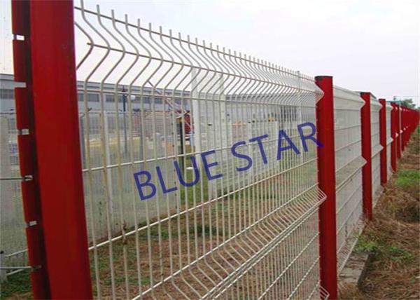 Buy cheap Pvc Coated Welded Wire Mesh , Gal Curved Wire Mesh Fence Panels 0.5m - 3m Wdth from wholesalers