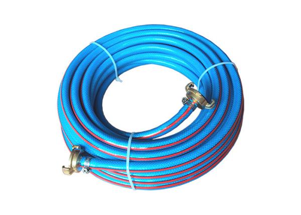 Buy cheap Fiber Reinforced Garden PVC Hose With Brass Claw Lock Coupling Connectors from wholesalers