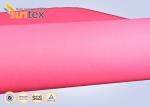 Red 0.4mm Fiberglass Welding Cloth Fire Resistant Bulk Fiberglass Cloth Roll