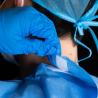 Buy cheap Hospital Use Disposable SMS Surgical Gown With Reinforced Material Prevent Liquid/Blood from wholesalers