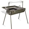 Buy cheap Chrome Plated Rotating Skewer Suitcase Grill Perfect for Camping and Outdoor Cooking from wholesalers