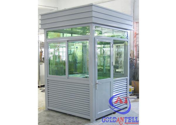 Buy cheap Solid Steel Fabrication Movable Guard House Outdoor Furniture Anti Earthquake from wholesalers