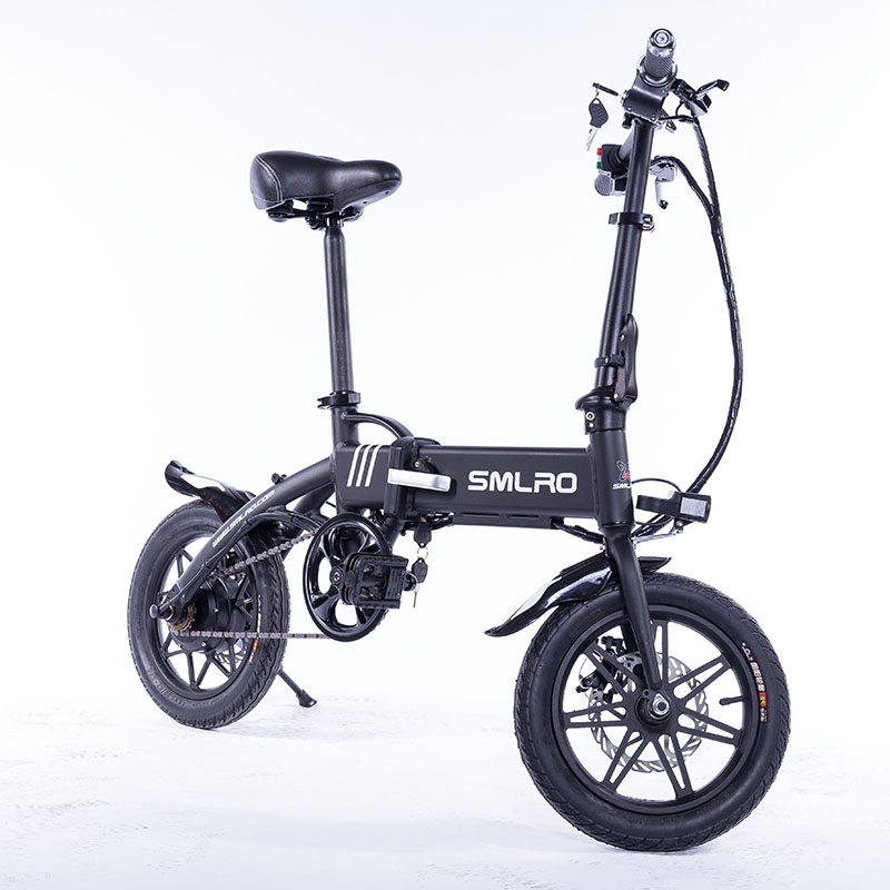 250W 14 Inch Mini Folding Electric Bike For Adult Aluminum Alloy Frame