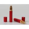 Buy cheap Matte Red 10ml Travel Perfume Atomiser Small Container Square Shape For Medicine Spray from wholesalers