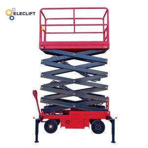Buy cheap Movable Hydraulic Mobile Scissor Lift Load Capacity 300kg-2000kg from wholesalers