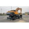 Buy cheap New Arrival Hydundai 210w-9 Wheel Excavator 20 Ton Second Hand Hyundai Wheel Digger from wholesalers