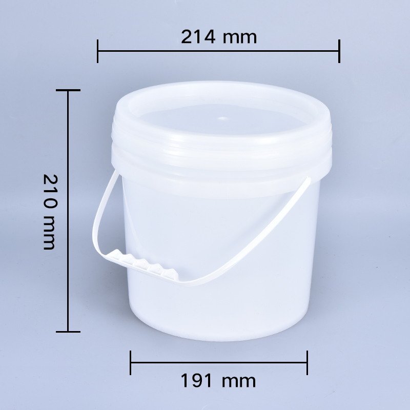 5L Plastic Buckets With Lids Food Grade For Liquid Storage Packaging Custom Color