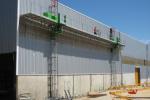 150m Height Single Aerial Lifting Mast Climbing Work Platform For Building