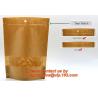 Buy cheap Foil Kraft Paper Bag Coconut Packaging Bags Doypack with Clear Window,500g 1kg 16oz Zip lockkk Food Packaging Bag Customize from wholesalers