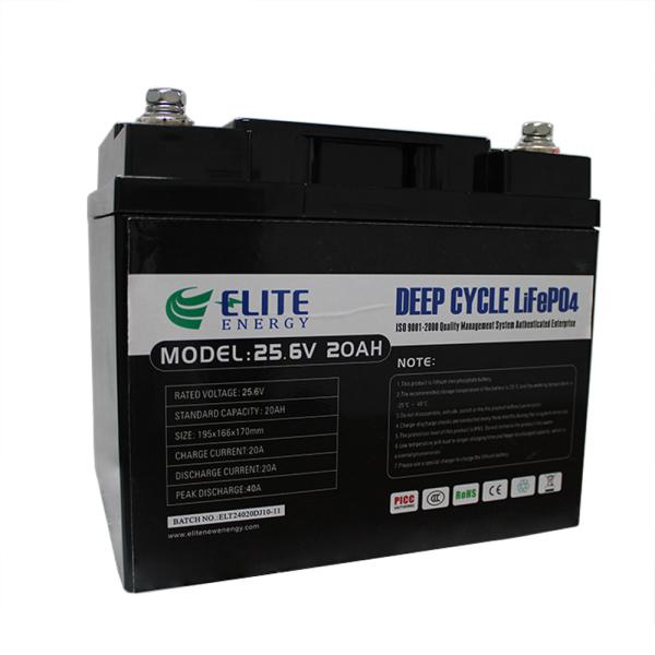 Buy cheap Waterproof IP65 20Ah BMS 24V LiFePO4 Battery For Elecrtic Vehicles from wholesalers
