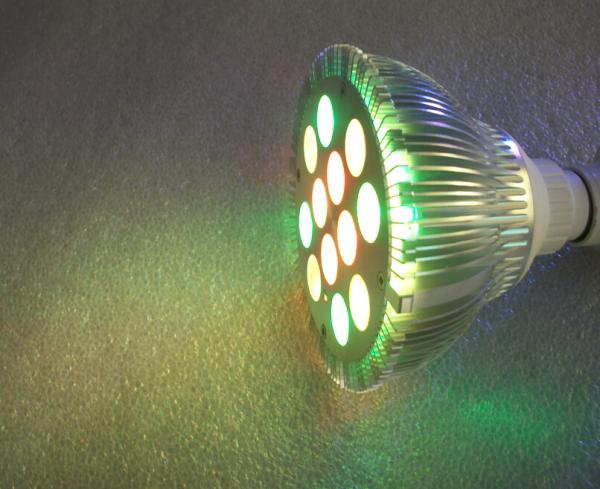 Buy cheap RGB led PAR38 light E27 base 30°/45°/60° beam angle can be chosed from wholesalers